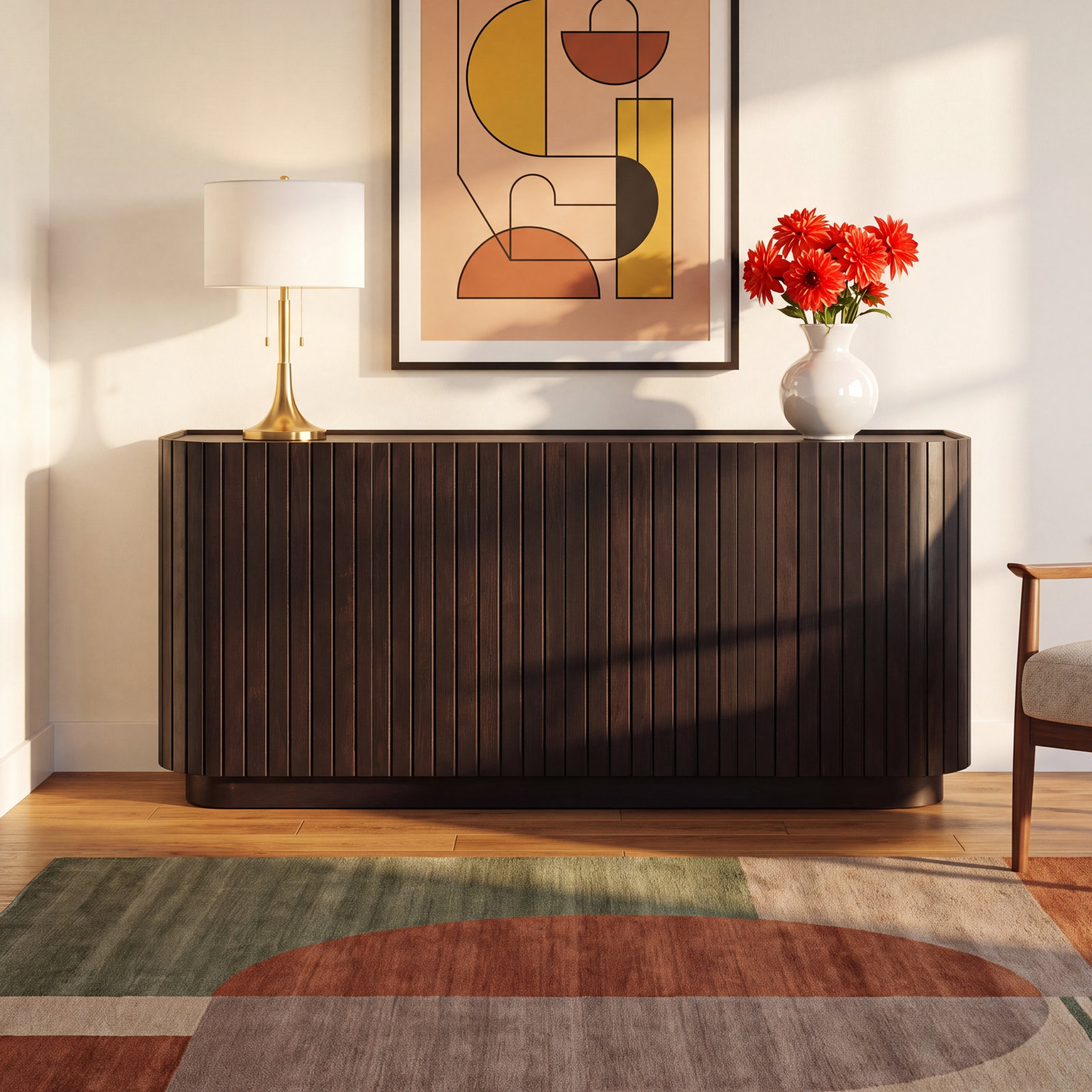 Daley 72'' Sideboard, Black