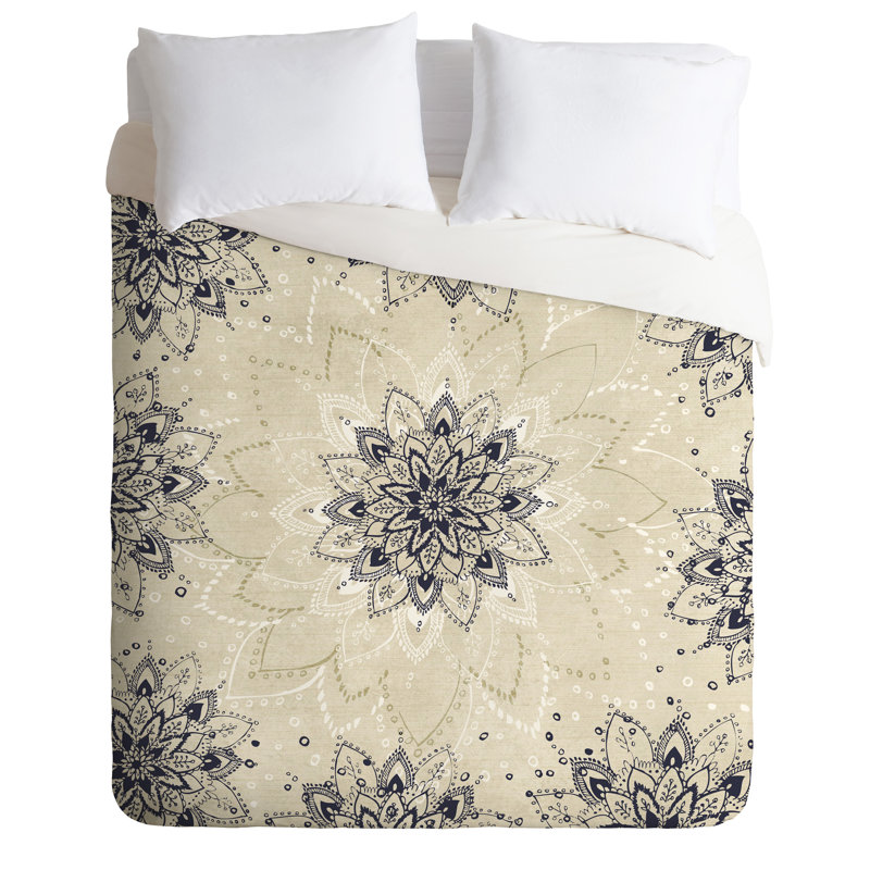 Rosebudstudio Polyester Floral Duvet Cover, Twin/Twin XL Duvet Cover + 1 Standard Sham