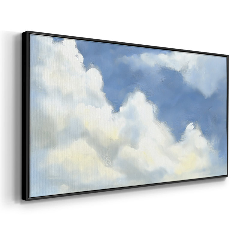 Série paysage - CCXI - Toile tendue avec châssis, prête à accrocher, H 21 po x l 41 po, Noir, noir, noir, noir