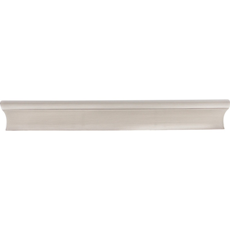 Glacier Finger pull, Brushed Satin Nickel, 6" Center to Center