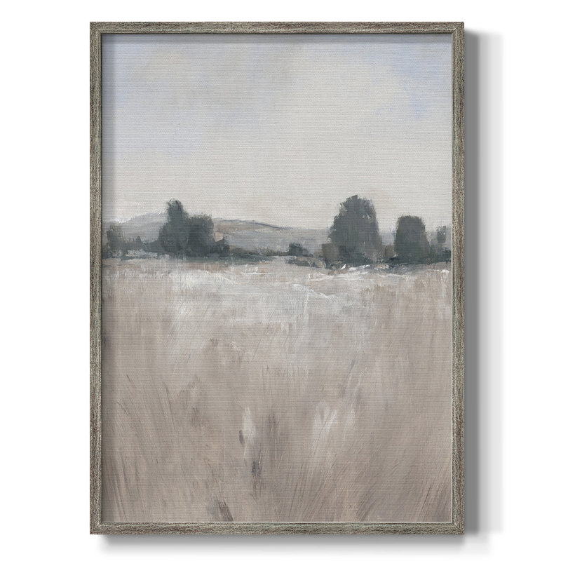 Place & Time I, reproduction encadrée - bois massif, H 11 po x l 9 po