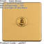 2 PACK 1 Gang Single Retro Toggle Light Switch SCREWLESS ANTIQUE BRASS 10A 2 Way-123179979-123179985