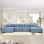 Canapé modulaire surdimensionné en U 170 po Cloud-9137656