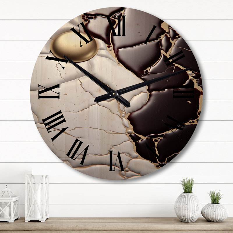 Horloge murale Adalynn, Grand