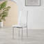 Eubanks 6 Grey Dining Table & 6 Grey Gold Leg Chairs-2110920499-2095718156