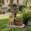 Statue de jardin Labrador