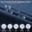 Eco-Friendly All-Weather Outdoor Cushions, UV-Proof Olefin Fabric for Patio Furniture, Blue-633086986-632381056