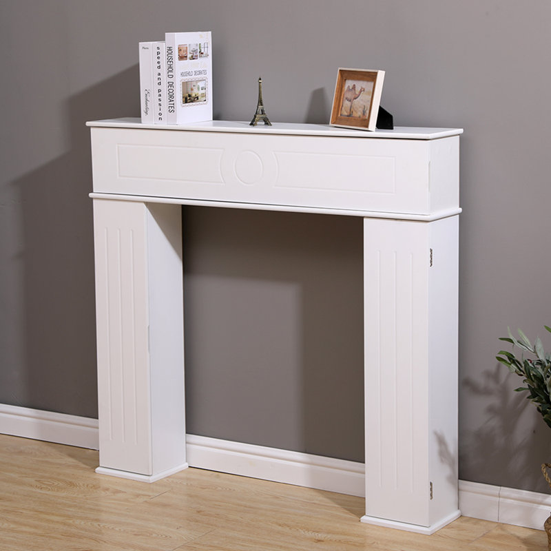 Escobar Wood Fireplace Surround, White