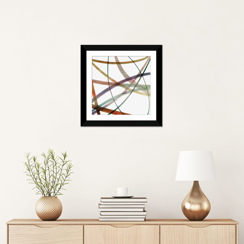 «Intact I», impression sur toile, Papier avec cadre noir, Blanc, H 24 po x l 24 po x P 1 po