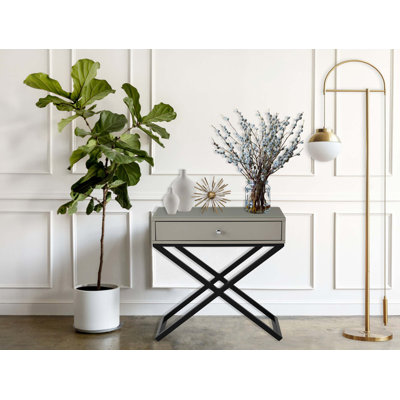 Table de chevet en bois Koraldo