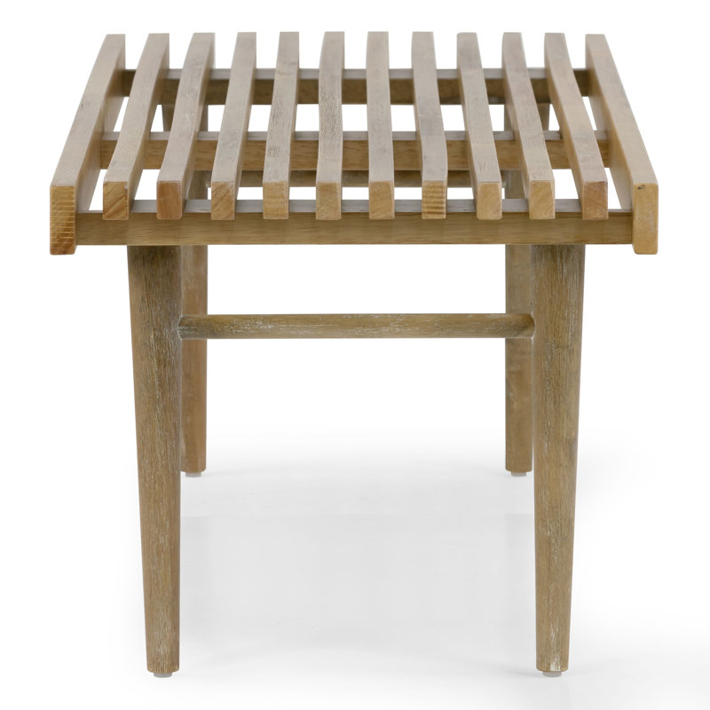 Banc en bois à lattes Baird