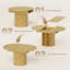 Table de rangement avec rangement, table de salle à manger extensible