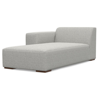 Chaise longue de style moderne l 44 po x P 69,5 po Rex