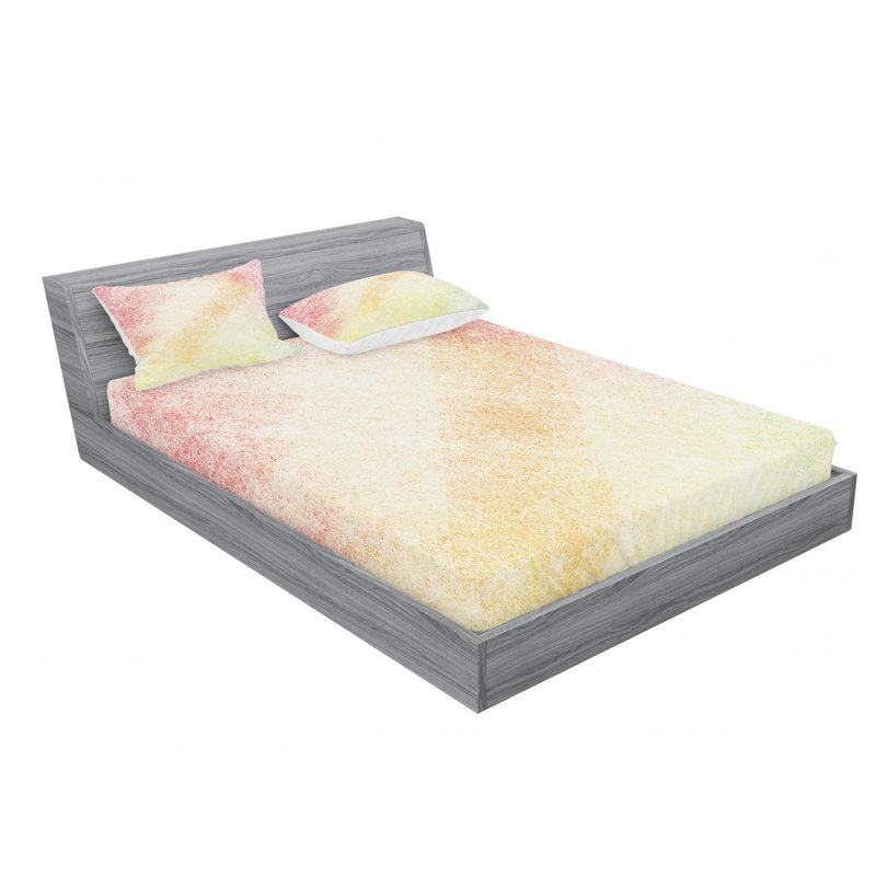Microfiber Ombre Sheet Set, Full Sheet Set + Fitted Sheet + 2 Pillowcases