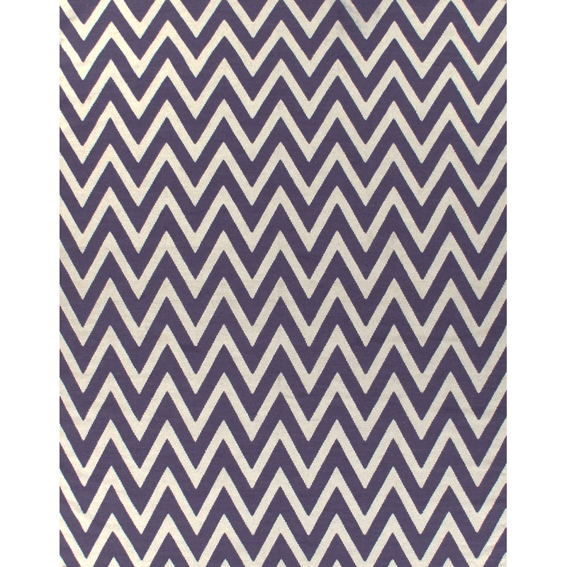 Wool Chevron Indoor Rug, Rectangle 9'6" x 13'6"