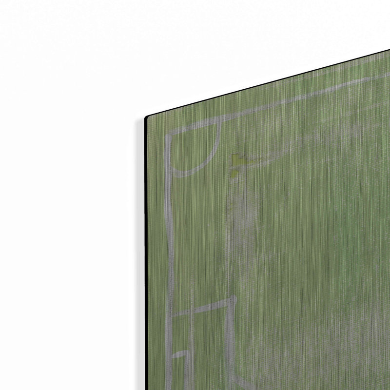 Lark Manor ™ «On the Field IV» par Courtney Prahl, art mural en métal, H 36 po x l 36 po
