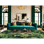  Tapis hawaïen lavable à feuillage vert-40966863