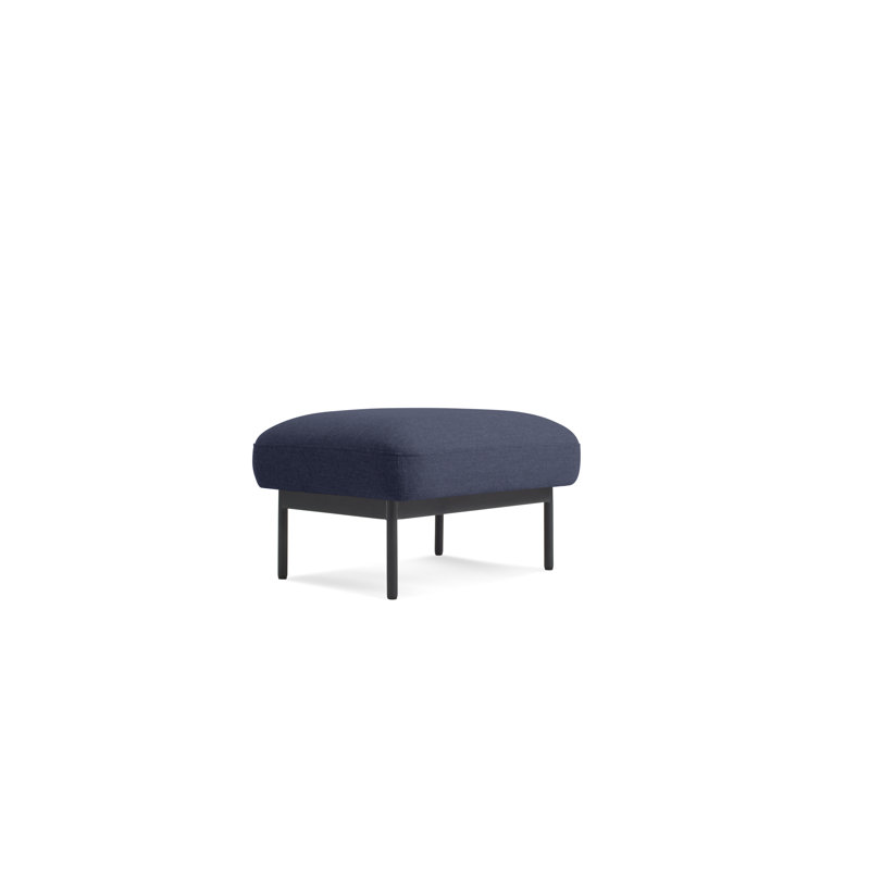 Puff Puff Ottoman, Black, Maharam Meld in Panda
