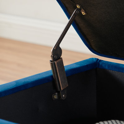 Banc de rangement rembourré Alliber