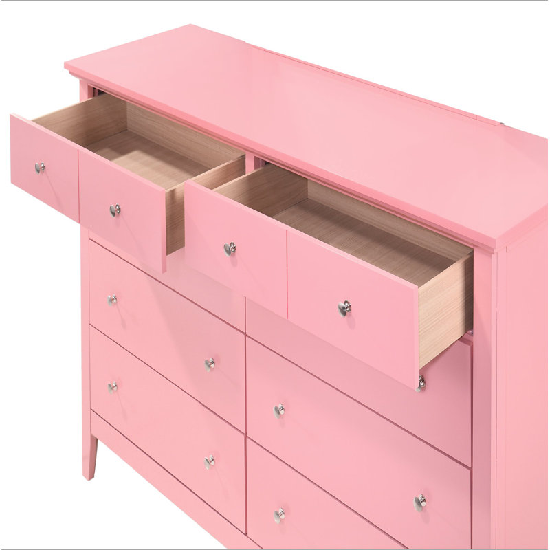 Charmante commode décontractée rose, Rose