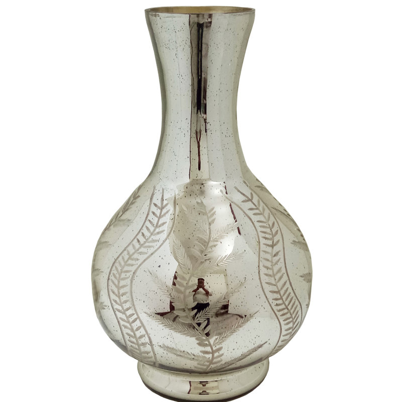 Vase de table Edmont, H 24,6 po x l 13,8 po x P 13,8 po