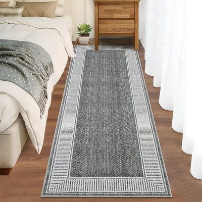 Large Machine Washable Area Rug for Living Room Rug, Non-Shedding Modern Border Indoor Floor Cover for Dining Room Bedroom Office Playroom