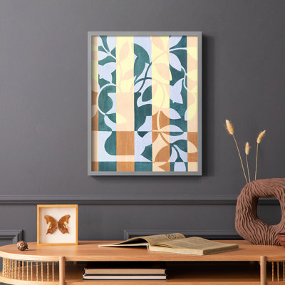 Checkered Cutting II Framed Print - Solid Wood