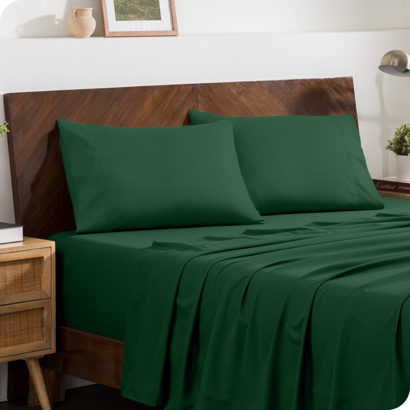 Microfiber Pillowcase - Set of 2, Forest Green