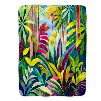 Jungle Flora - 1 Piece Blanket