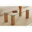 Table basse à plateau en verre