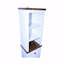 Armoire étroite, armoire de rangement de salle de bain, armoire de rangement de style campagnard avec tablettes réglables