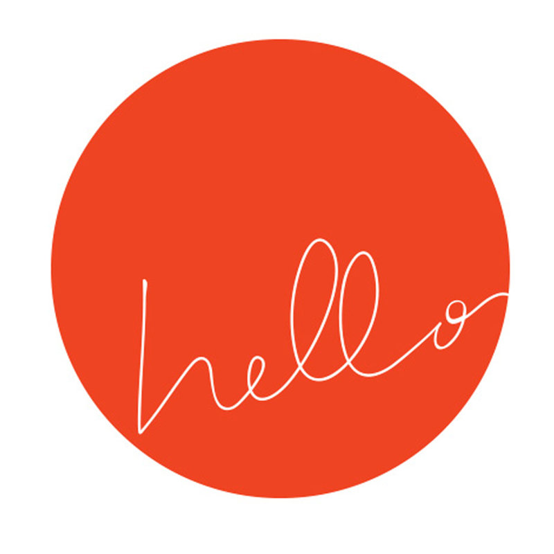 Wall Decal, Orange