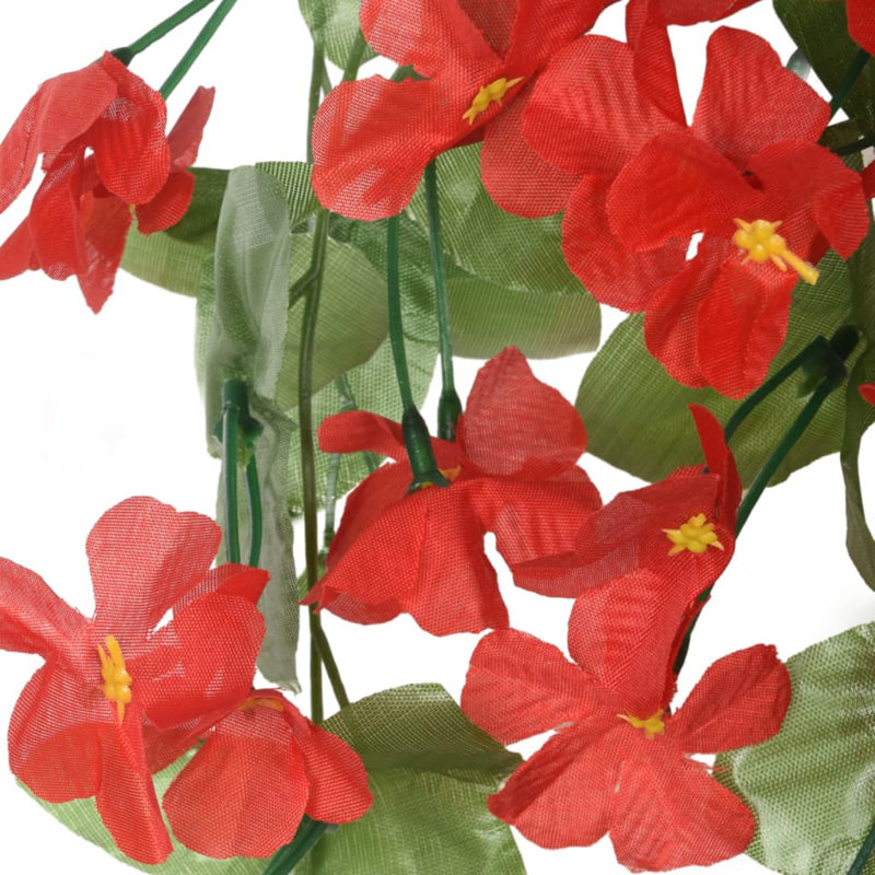  Flower Garlands 3 pcs, Red