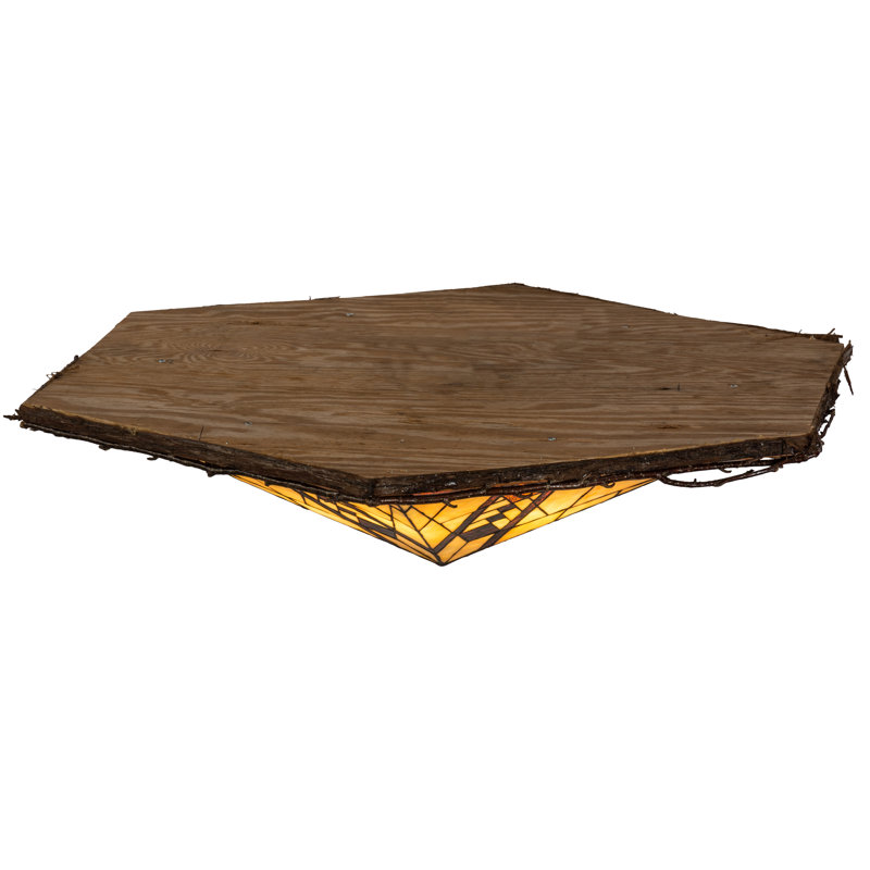 Rustic Lodge 6 - Light Flush Mount