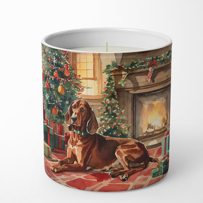 Christmas Tree Scented Tumbler Candle with Ceramic Holder