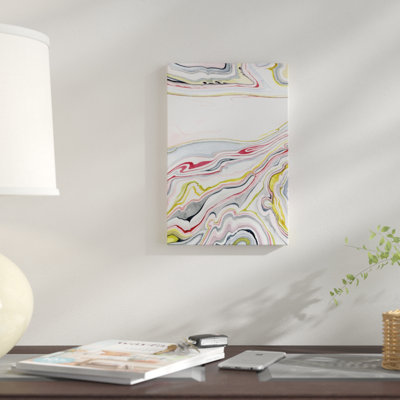 «Watercolor Marbler I», impression sur toile