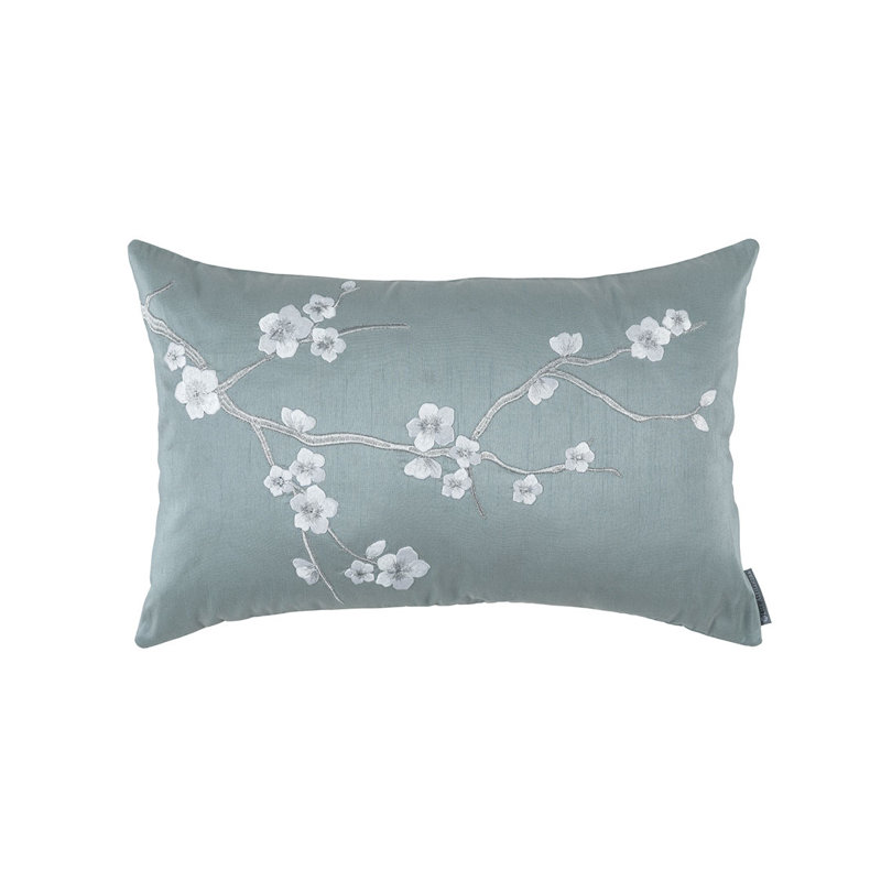 Blossom Silk Lumbar Pillow Cover & Insert, 14" x 22"