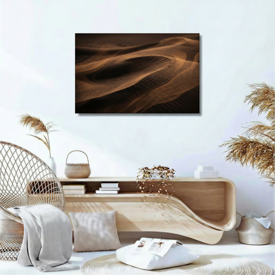 Dunes de sable, reproduction d'art sur toile, ensemble de 1