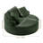 Oversized Round Chair Lounge Chaise Indoor, 55.1-Inchupholstered Corduroy Deep Seat Cloud Large Circle Sofa Chair, No Assembly Required, Round Compression Couch For Reading, Living Room, Bedroom-732659240