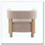 Fauteuil d'appoint rembourré Boucle-1165017145