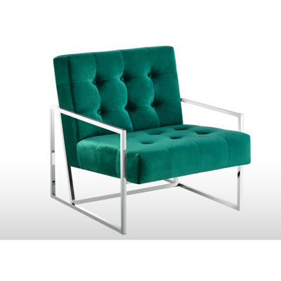 Chaise de bureau en velours 1pc