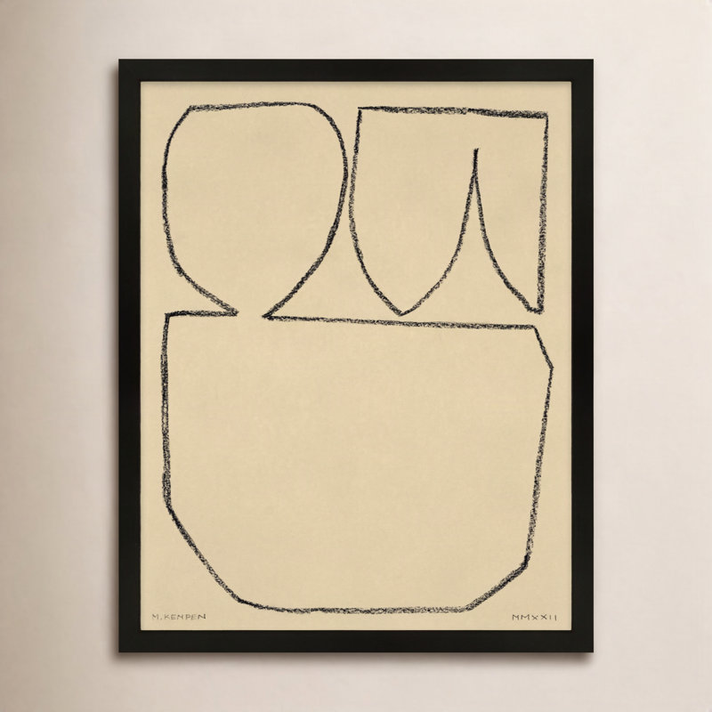 «Freya Sand 2» par Michael Kempen - reproduction de cadre photo, H 30 po x l 24 po x P 1,25 po, Noir