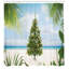 Rideau de douche simple de noël tree fêtes-22028220
