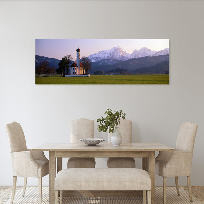 Église St Coloman et Alpes, Allemagne, Allemagne, H 60 po x l 20 po