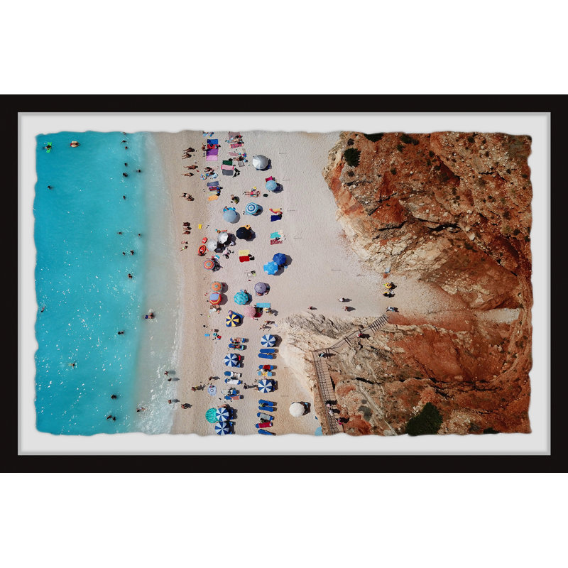 Summer Destinations - Single Picture Frame Painting, 61 cm H x 91 cm W x 3.81 cm D