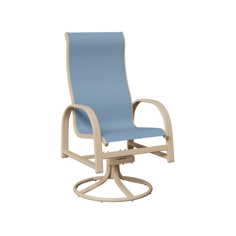 Chaise berçante berçante berçante Berlin, Dupione près de la piscine, Luna multicolore