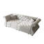 Très grand canapé-lit rétractable de 83,8 po Chesterfield, canapé en velours à accoudoirs roulés classique avec capitonnage de fleurs, revêtement pour salon / chambre à coucher / appartement-1663607443-1663607437
