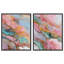 «Sweet Gemstone Duo», ensemble de reproductions d'art mural encadrées par Art Remedy, cadre argenté, 16 x 20-941123599-941123612