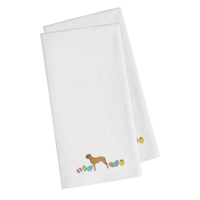 Cotton Embroidered Tea Towel Kitchen Towel