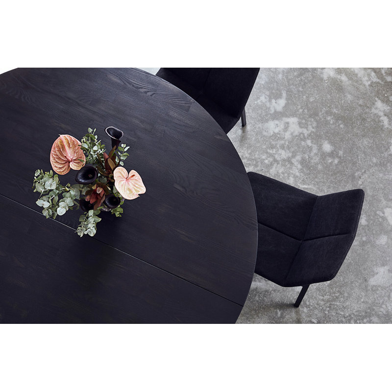 0'' H Fabric Upholstered Metal Side Chair, Black